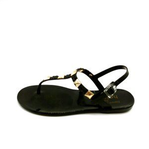 Holster‎ Woman Thong Ankle Strap Sandal Black 5 New